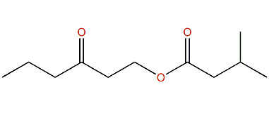 3-Oxohexyl 3-methylbutanoate